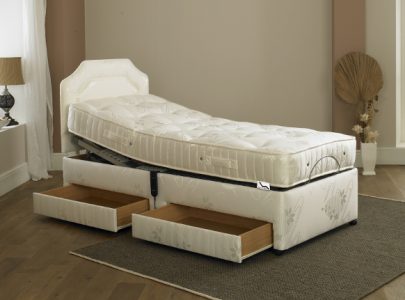 The Tanzanite Pocket Spring Adjustable Bed sold online at Electric Beds image