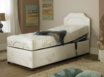 The Tanzanite Pocket Spring Adjustable Bed sold online at Electric Beds image