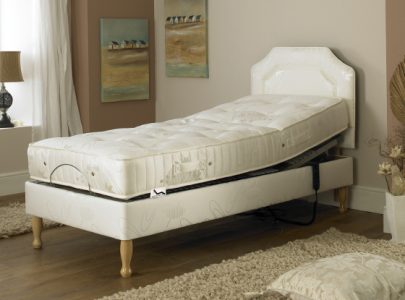 tanzanite pocket spring adjustable bed shallow base